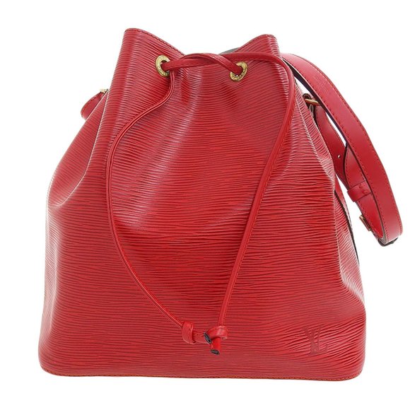 Like new Louis Vuitton Epi Petit Noe M44107 Bag Shoulder Castilian Red - Picture 1 of 9